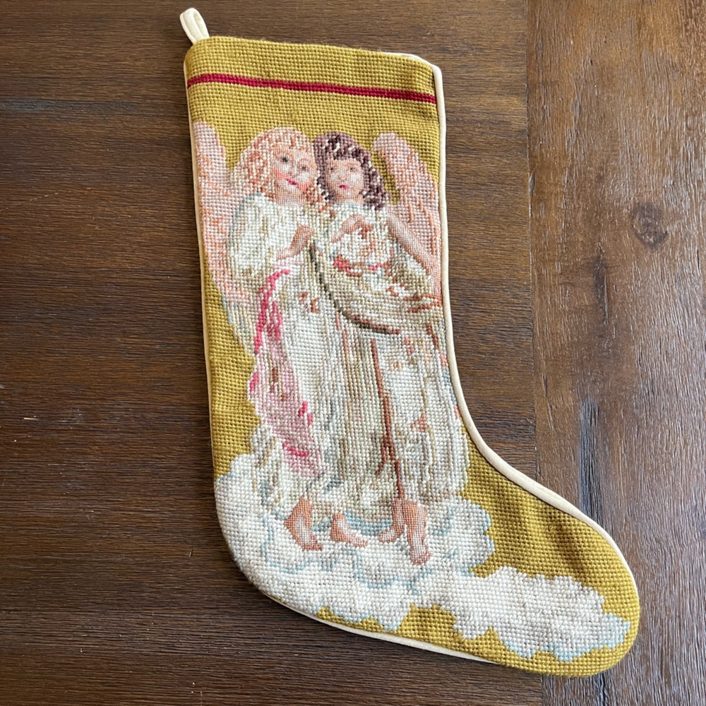Needlepoint | Christmas Stocking | Angels | Imperial Elegance